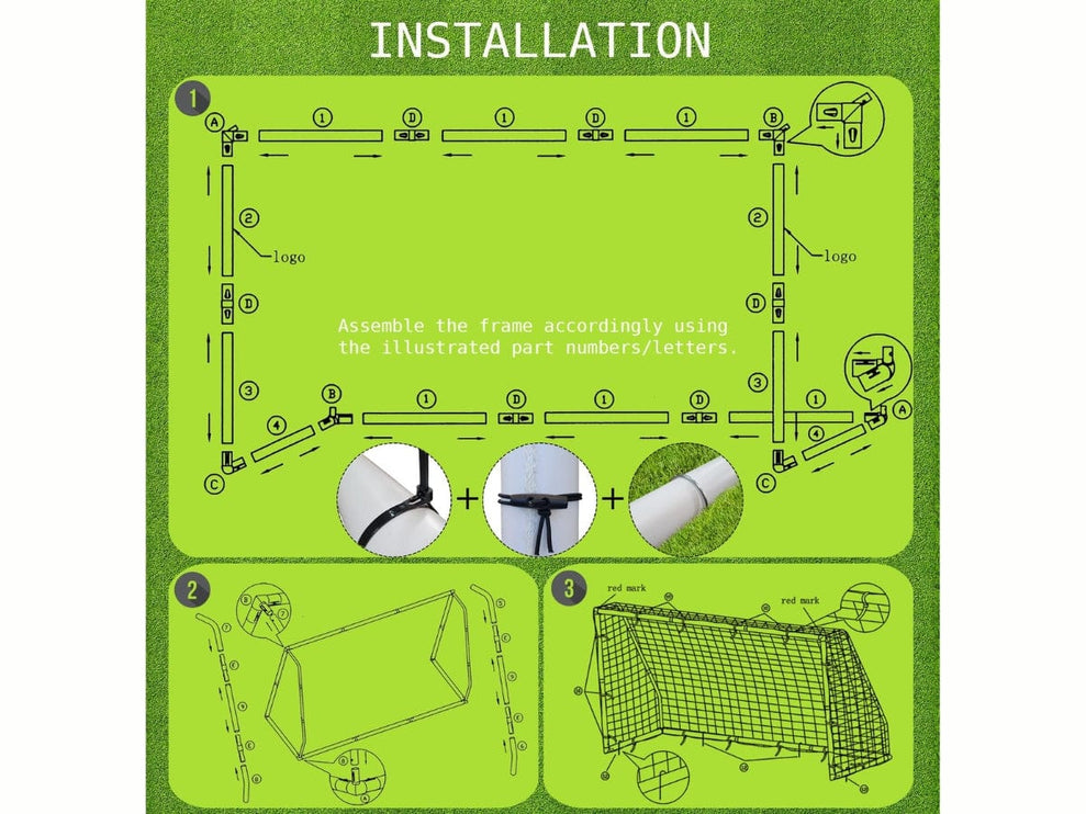 7x5 Soccer Goal Assembly Instructions