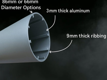 Vallerta - 24x8 Ft. Heavy-Duty Aluminum Soccer Goal