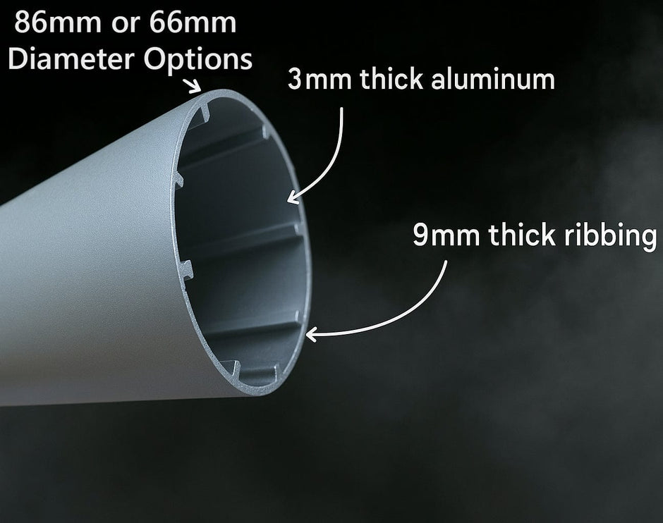 Vallerta - 24x8 Ft. Heavy-Duty Aluminum Soccer Goal