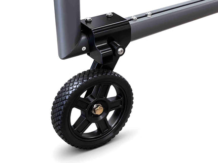 Wheel KIT for Aluminum Goals, Move Heavy Soccer Goals in Seconds, No Lifting Required, 500LB Capacity, Pre-Assembled (4 PACK)