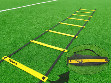 Agility Speed Training Ladder – Durable Training Equipment with Carry Bag 8 Rungs, 12 Feet