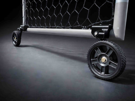 Wheel Kits for Steel and Aluminum Goals, No Lifting Required, 500LB Capacity, Pre-Assembled, Set of 4, Easy Install
