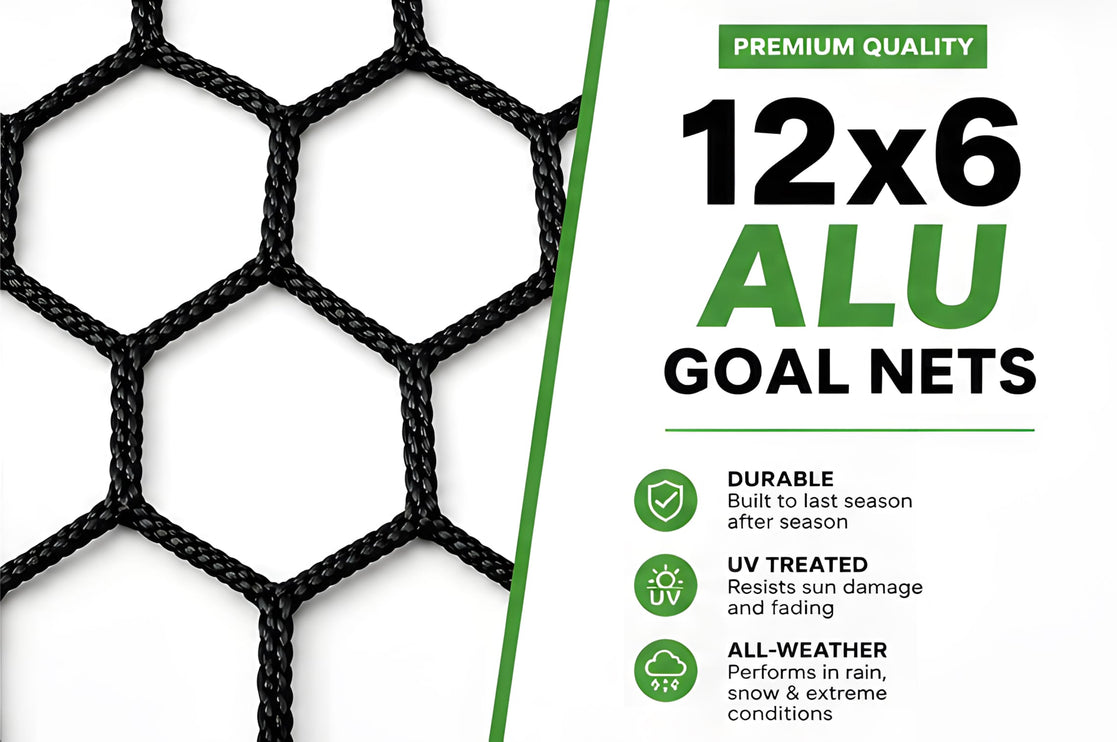 Vallerta 12x6 Ft ALU Soccer Goal Net