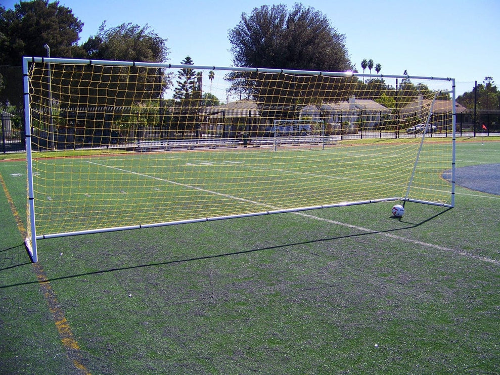 24x8 White Soccer Goal