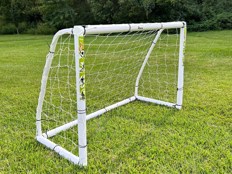 Vallerta - 6x4 ft Weatherproof PVC Soccer Goal with Bag