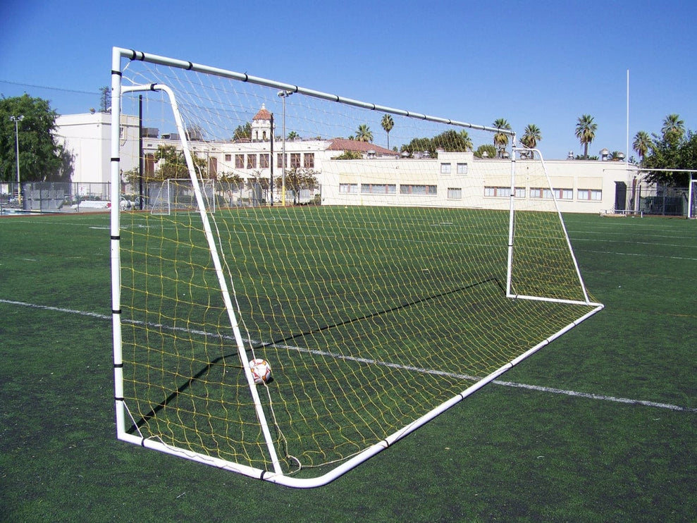 24x8 White Soccer Goal 