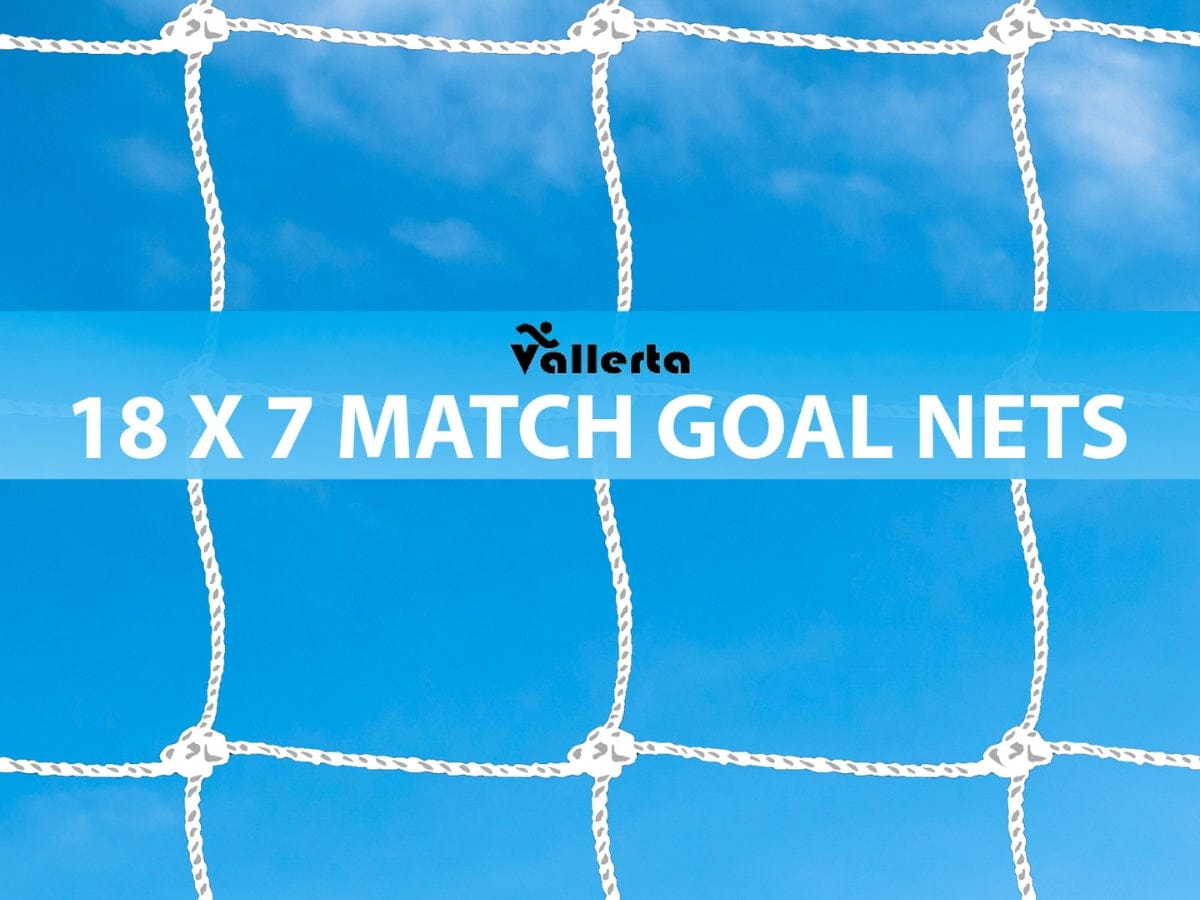 Vallerta 18x7 ft Match Soccer Goal Net Vallerta 18x7 ft Match Soccer Goal Net