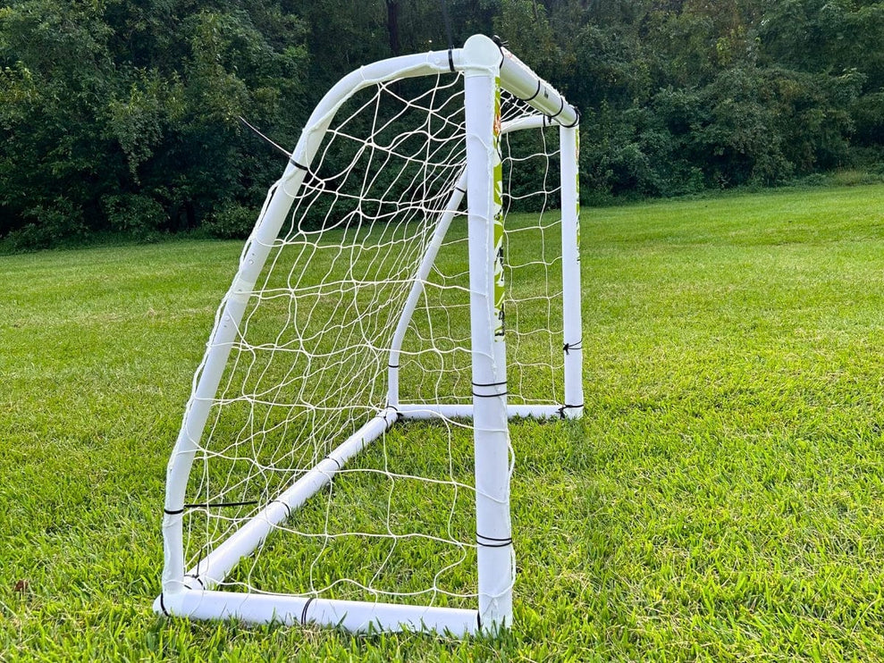 Vallerta - 6x4 ft Weatherproof PVC Soccer Goal with Bag