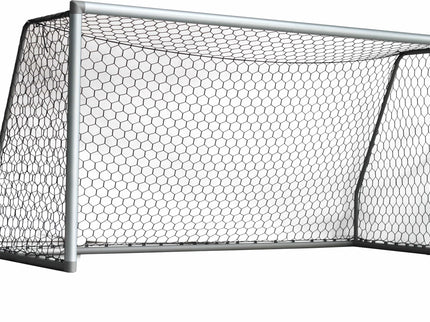 Vallerta 12 X 6 Ft. Heavy Duty Aluminum Soccer Goal with Premium Net, All Season, Rust Proof, Super Durable, Regulation Size.