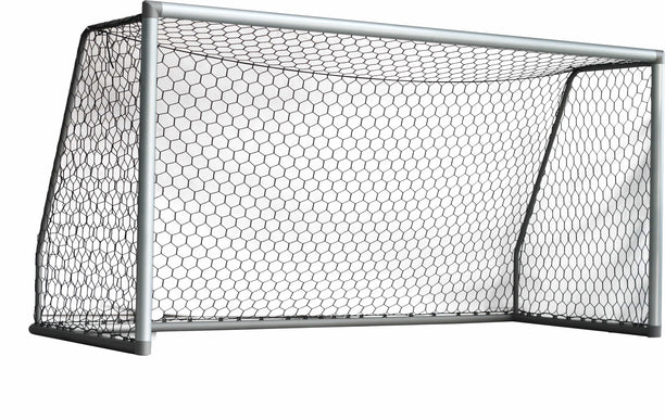 Vallerta 12 X 6 Ft. Heavy Duty Aluminum Soccer Goal with Premium Net, All Season, Rust Proof, Super Durable, Regulation Size.