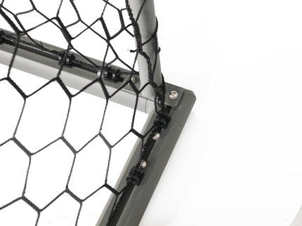 Vallerta 12 X 6 Ft. Heavy Duty Aluminum Soccer Goal with Premium Net, All Season, Rust Proof, Super Durable, Regulation Size.