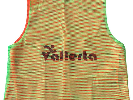 Vallerta Double-sided Soccer Training Vest for Kids & Adults – Lightweight Mesh Scrimmage Pinnies, Sizes S/M/L High Visibility