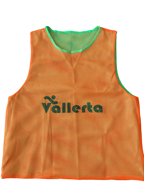Vallerta Double-sided Soccer Training Vest for Kids & Adults – Lightweight Mesh Scrimmage Pinnies, Sizes S/M/L High Visibility