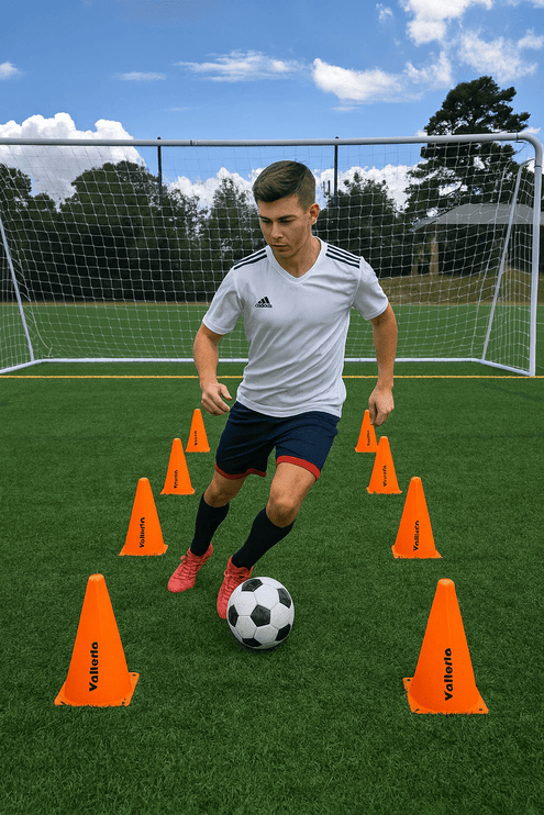 Vallerta Training Cones – 9in / 15in / 20in Agility Marker Cones