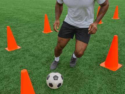 Vallerta Training Cones – 9in / 15in / 20in Agility Marker Cones