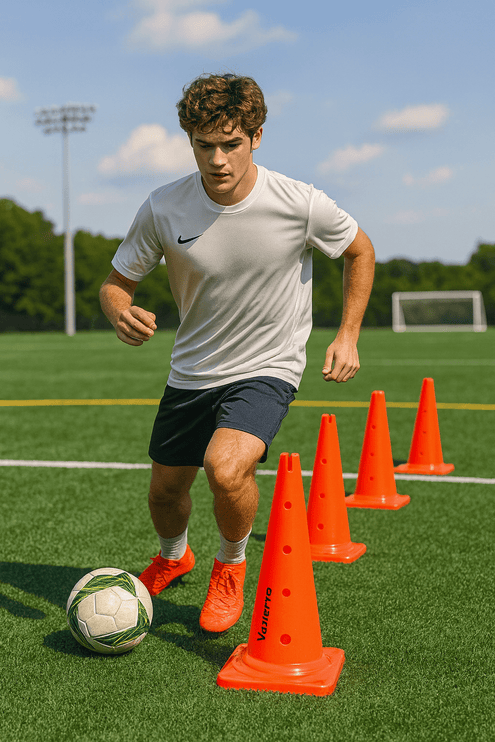 Vallerta Training Cones – 9in / 15in / 20in Agility Marker Cones