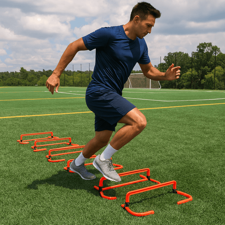 Adjustable Agility Training Hurdles, 5 Height Speed & Jump Hurdles