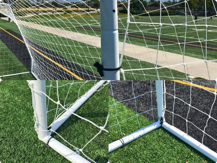 Vallerta - Match 24x8 ft HDPE Weatherproof Soccer Goal Net