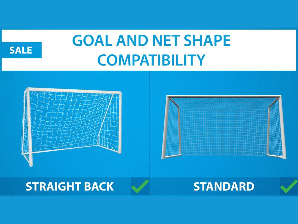 Vallerta - Match 24x8 ft HDPE Weatherproof Soccer Goal Net