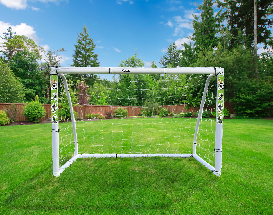 Vallerta - 7x5 ft Weatherproof PVC Soccer Goal with Bag