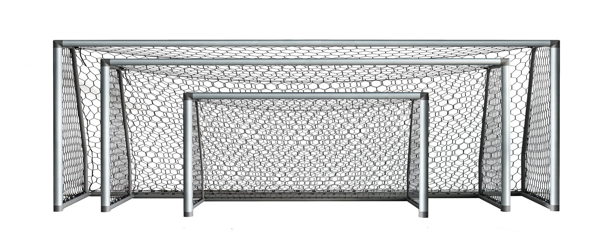 Vallerta 12 X 6 Ft. Heavy Duty Aluminum Soccer Goal with Premium Net, All Season, Rust Proof, Super Durable, Regulation Size.