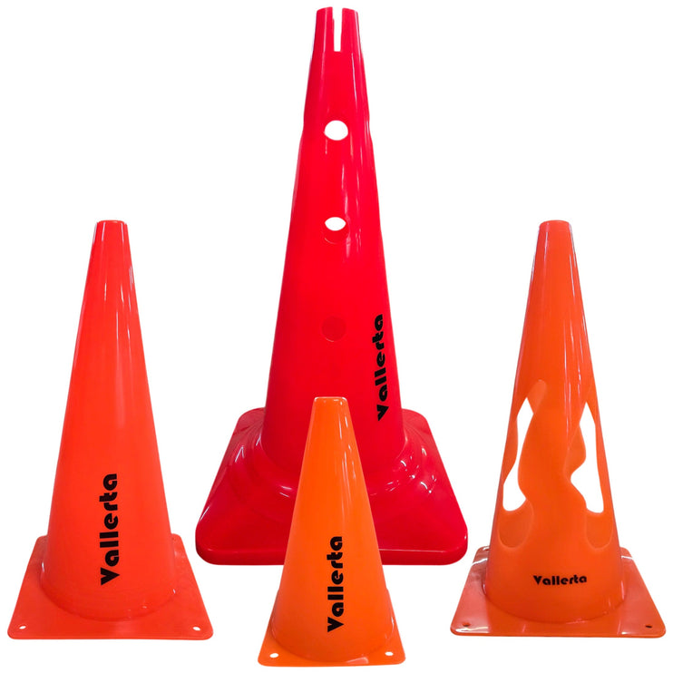 Vallerta Training Cones – 9in / 15in / 20in Agility Marker Cones